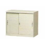【大富精緻家具】CS-2 鐵製拉門二層式公文櫃 衣櫃-鐵櫃-OA辦公桌-OA屏風