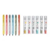 SKB 按動柔光筆 按壓式螢光筆 替芯 共18色 手控 手帳 IK-2501【金玉堂文具】