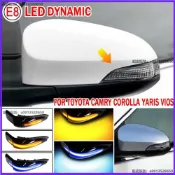 豐田Camry凱美瑞7.5 XV50卡羅拉 E170 VIOS  LED後視鏡流水轉向燈 動態流水燈 黃燈 白燈 方向燈