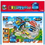 免運🇰🇷韓國代購 小巴士 tayo 太友 紅綠燈 信號燈 交通 軌道 場景 套組 （不含車子） 生日禮物 聖誕節禮物