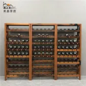 免運/附發票 酒櫃 紅酒架 置物架 老船木實木紅酒展示櫃 酒莊家用葡萄酒架 藏酒櫃公司貨 全館折扣 售後保障 5h18
