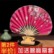 協貿國際日用品生活館 中國風夏季日式女式折扇凌絹布扇子和風工藝折疊小扇子送老外禮品