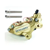 【i18】台製 白鐵/鍍鈦BREMBO雙插銷 卡鉗 對四CNC/848/HPK輻射/雷霆G6 BREMBO特仕版 專用