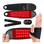 【Smart bearing 智慧魔力】真紅光熱敷震動按摩護腕綁帶(2入組/私模訂製)