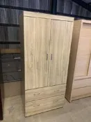 盡其用二手家具生活館 『全新』梧桐近三尺二抽衣櫥/3尺衣櫃/面寬82公分衣櫃 新北蘆洲自取價3200(1個)