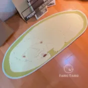 可愛北極熊手繪風仿羊絨地毯 地墊 腳踏墊 熊熊 床邊地毯 可愛地毯 客廳地毯 Fang Tang