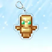 Minecraft鑰匙扣 我的世界鑰匙扣 當個創世神 附魔金蘋果鑰匙扣 亞克力鑰匙扣 掛件鑰匙扣 正版周邊 收藏鑰匙扣
