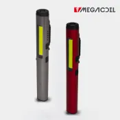 【MEGACOIL】3光源 多功能筆燈 筆型手電筒 365nm UV光線筆 驗鈔燈 磁吸工作燈 COB LED USB