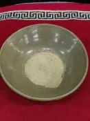 古瓷器明代龍泉窯青瓷碗[耶]全品完美包老保真，釉色瑩潤，年代