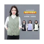 (店+)棉馬甲背心V領男女防風防寒保暖加厚加絨坎肩內膽無袖春秋冬季外套大尺碼釣魚工作休閒工裝運動簡約商務夾克寬鬆輕量外搭上衣