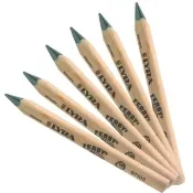 【LYRA】兒童三角原木鉛筆12cm(6入)｜德國製 三角鉛筆 大三角鉛筆 粗鉛筆 學齡前鉛筆 粗三角鉛筆