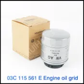 【原廠】大眾福斯高爾夫甲殼蟲帕薩特B7途觀途安POLO波邏尚酷EA111 1.4T機油濾芯03C 115 561 H