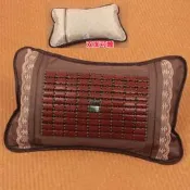 現貨 冰枕夏天枕頭茉莉麻將竹涼枕單人夏季冰絲涼蓆竹枕頭成人家用涼爽