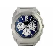 【久大御典品】BVLGARI 寶格麗 機械男錶 型號103467 附原廠證書 43mm 極美透背設計 編號:T786