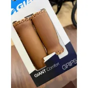 一長一短【復古編織】捷安特 GIANT COMFORT GRIPS皮質舒適握把套  咖啡色手把 把套 LATTE 手握
