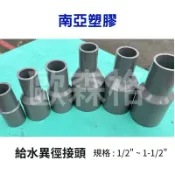 【電子發票】南亞pvc另件、塑膠零件、配管接頭、異徑OS 、給水異徑直接頭3/8“～1-1/2“
