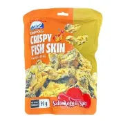 【PHI LONG】辣鹹蛋黃口味魚皮50g