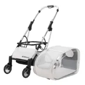 (店+)【IPSKY】全透視太空艙寵物手推車 可拆分離外出籠 貓狗通勤露營專用推車（可分離式/輕便提攜/折疊收納/雙面大視野）YSQ