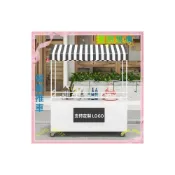 (店+)擺攤推車 鐵藝 擺攤車 小吃車 板車 小推車 餐車推車 攤販車 全家推車 推車擺攤 小餐車 夜市餐車 攤位車