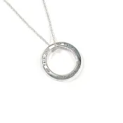 【日本直送 中古美品】蒂芙尼 TIFFANY&Co. 項鍊 1837 圓形 925 銀 飾品 已翻新 男女皆可