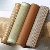 灣 沙發墊夏天藤蓆冰絲蓆沙發墊竹涼蓆寶寶涼蓆沙發席兒童冰絲涼蓆床 夏季涼墊沙發墊 麻將席 4G7B