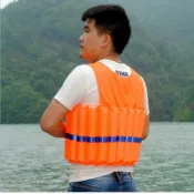 協貿國際日用品生活2館 泡沫實心助泳衣兒童成人游泳背心游泳池學游泳教練裝備大號救生衣