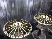 鋁圈翻新 輪圈翻新 整新 改金 淡金,銀金 鋁圈修復 低溫高溫