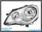 《晟鑫》全新 VW 福斯 POLO 5代 9N2 9N3 06~09年 原廠型 晶鑽 大燈 一邊價格 也有 黑框款