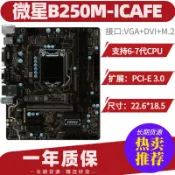 三和電腦配件店 微星B250M ICAFE PRO V 主機板 支援6代7代CPU 集成VGA顯示 配備M2固態硬碟接口 高效穩定 電腦升級首選