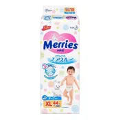 【小如的店】好市多線上代購~日本 MERRIES 妙而舒 金緻柔點透氣紙尿布/紙尿褲XL號(44片*4包*2箱)