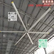 【熱賣】【可開發票】工業大風扇吊扇超大風力車間廠房電扇倉庫籃球館大型節能永磁吊扇