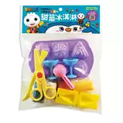 【灰熊iREAD】甜筒冰淇淋-小麥黏土工具組-FOOD超人 風車編輯群