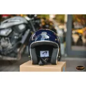 (店+)現貨 GU CAMP騎士部品 免運優惠  ASTONE 新款 碳纖維 輕量化 復古帽 3/4 安全帽 小帽體 透藍色碳纖