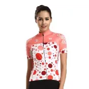 【MONTON】米瑞紅/藍色女款自行車短上衣 (女性自行車服飾/短袖車衣/短車衣/單車服飾/零碼)