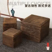 正方形包裝盒實木 禮品盒 收納盒 首飾盒 置物盒 禮物包裝 證件盒 飾品盒 木盒定制定做小木盒子正方形有蓋木盒實木正方形