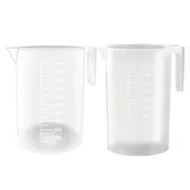 (店+)【SMARTHO】塑膠量杯 PP刻度杯 2000ml 耐熱量杯 塑量桶 5-PPC2000(刻度量杯 加厚手柄 塑膠燒杯)