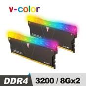 V-Color Prism Pro 系列 DDR4 3200 16GB(8GBX2) RGB桌上型超頻記憶體