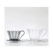 (店+)【CAFEC】日本三洋 OVAL 花瓣扇形濾杯 Tritan 梯形 101/102 流速順暢 手沖濾杯