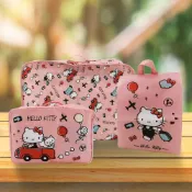 一品川流 Hello Kitty 旅行收納三件組 (衣物袋+內衣袋+鞋袋)
