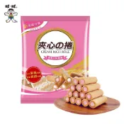 旺旺WANT WANT 夾心酥捲 夾心の捲 草莓口味蛋捲 經典熱銷捲心餅乾團購下午茶辦公室零食兒童點心小包裝