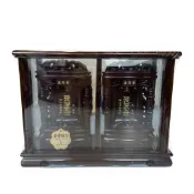 【祥鶴佛具】黑紫檀祖龕 雙姓 雙柱 公媽龕 佛龕 祖先 神明用品 佛具