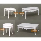 ◆SOFIAの樂園◆ 模型造景 微景配件 模型屋 巴洛克家具 方型茶几 圓形長型茶几 桌子 適合20/25/30比例