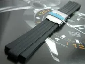 【錶帶家】Oris 豪利時 TT1 BOY SIZE 專用另有 TT2 專用替代F1胎紋頂級矽膠錶帶非劣質膠帶