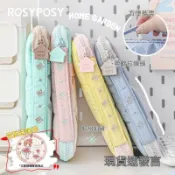 💥免運#RosyPosy柔設燒餅包筆袋大容量ins風高顔值學生文具盒便攜鉛筆袋