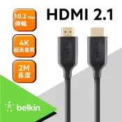 BELKIN UltraHD 4K HDMI高速連接線2M 1080p 電視連接線 F3Y021bt2M