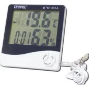 TECPEL 泰菱 》DTM-301A 室內外二用大型顯示溫溼度+常溫常濕報告一份 溫濕度計 校正報告