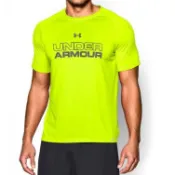  【戶外風】【UNDER ARMOUR】男 HG圓領短袖印花T恤