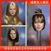 現貨SUPER DUCK 1/6兵人 西洋女星頭彫模型 SDH048適配麥色女素體