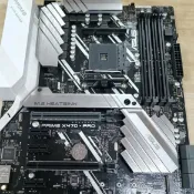 三和電腦配件店 華碩 X470 PRO 主機板 附擋板扣具 支援AM4 Ryzen銳龍1 2 3 4 5代 電腦組裝升級 超頻優化 電競遊戲