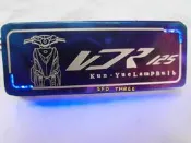 『小星精品』KYL VJR125 反光片 長方型 四方型 LED燈 車牌燈 小燈 鈦合金 鈦片 鍍鈦 第三煞車燈